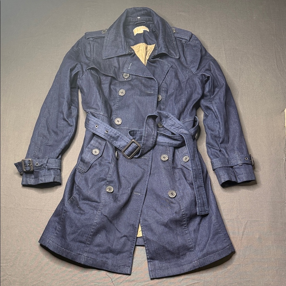 Michael Kors Navy Trench Coat